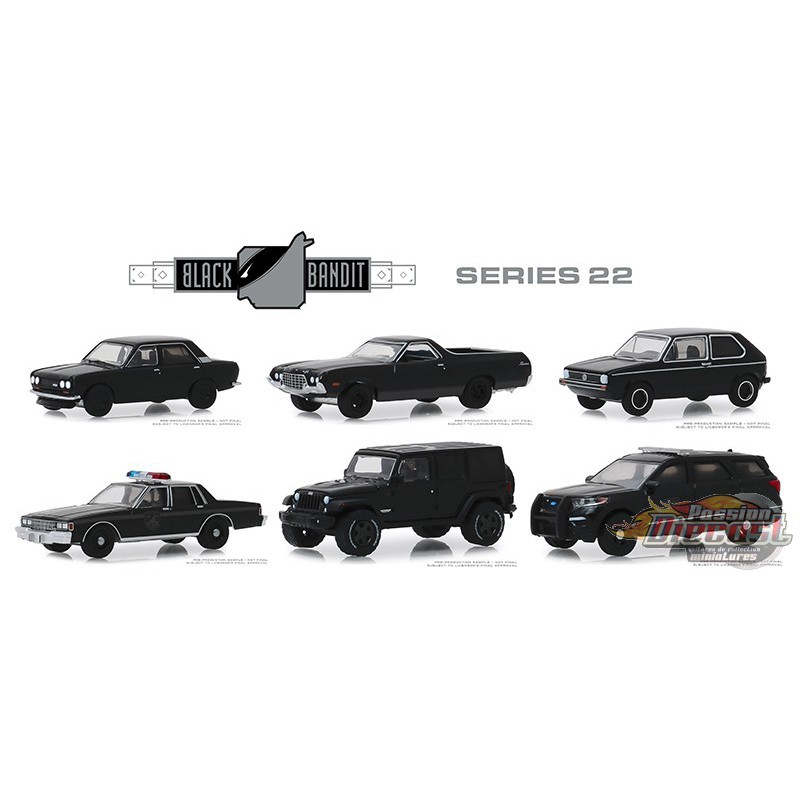 Greenlight Black Bandit Series Ford Police Interceptor