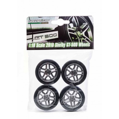 Shelby GT500 Wheel and tire Set 1 18 Greenlight 12875