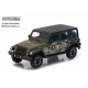 2014 Jeep Wrangler Unlimited - U.S. Army-  Greenlight 1/43 - 86068