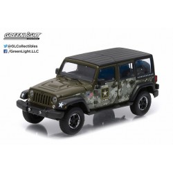 2014 Jeep Wrangler Unlimited - U.S. Army-  Greenlight 1/43 - 86068