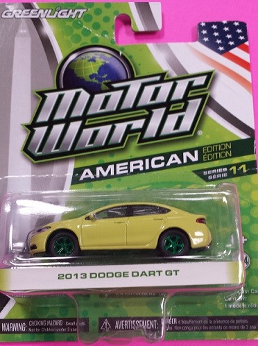 Greenlight Motor World 2013 Dodge Dart GT  1/64 