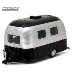 Roulotte Airstream 16  Bambi Sport - Silver et noir Greenlight 1/24 18226