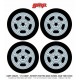 Street Fighter Mag Wheel and Tire Pack GMP - 1-18  G-18828 Passion Diecast 