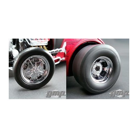 Hot Rod Drag Wheel & Tire  1-18 GMP - G 18841  Passion Diecast