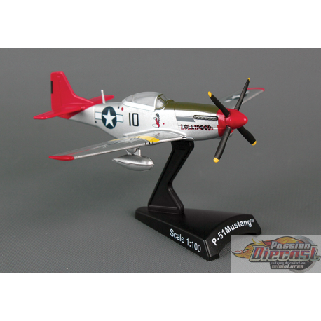 P-51D MUSTANG TUSKEGEE 1/100 POSTAGE STAMP  PS5342-7  Passion Diecast 