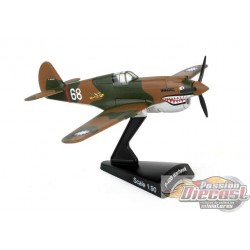 Curtiss P-40 Warhawk Hells Angel POSTAGE STAMP 1/90  PS5354-1  Passion Diecast 