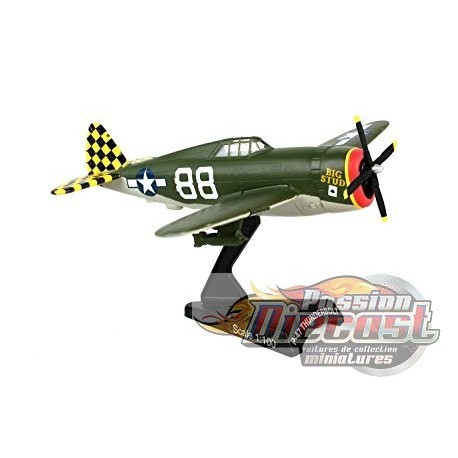 REPUBLIC  P-47 THUNDERBOLT BIG STUD POSTAGE STAMP 1/100  PS5359-2  Passion Diecast 