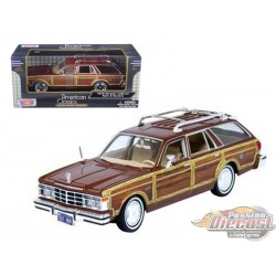 1979 Chrysler Lebaron Town and Country Brown - Motormax 1/24 - 73331 BR