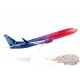 SKYMARKS 1/130 SKR913  ALASKA Boeing 737-900ER   MORE TO LOVE Passion Diecast