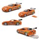 FAST & FURIOUS  TOYOTA SUPRA 1996 BRIAN ORANGE  -  Jada 1/24 - 97168- Passion Diecast