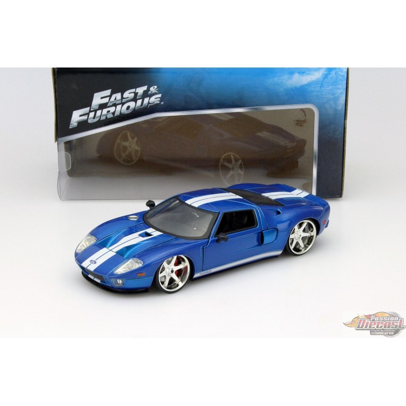 Jada Ford GT (GT40) Blue / White Fast & Furious (1/24) (97177)