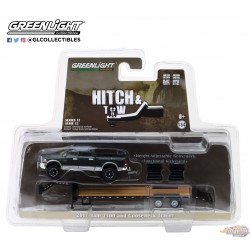 1/64 Hitch & Tow Series 12 - Remorque Ford Ford F-150 2016 et double axe GL-32120D GREENLIGHT PASSION DIECAST