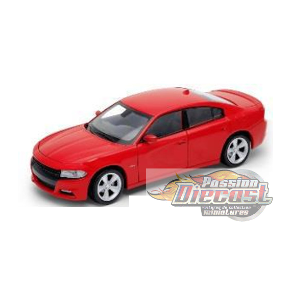 1/24 Welly 2016 Dodge Charger R/T Red Diecast Model Car RED 24079 