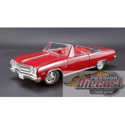 1/18 1965 Chevrolet Malibu Chevelle SS Z16 Convertible Red A18005306 ACME PASSION DIECAST