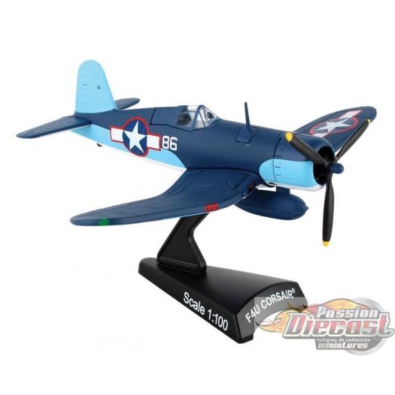  VOUGHT  F4U CORSAIR PAPPY BOYINGTON #86 VMF POSTAGE STAMP 1/100  PS5356-2 Pasion Diecast 