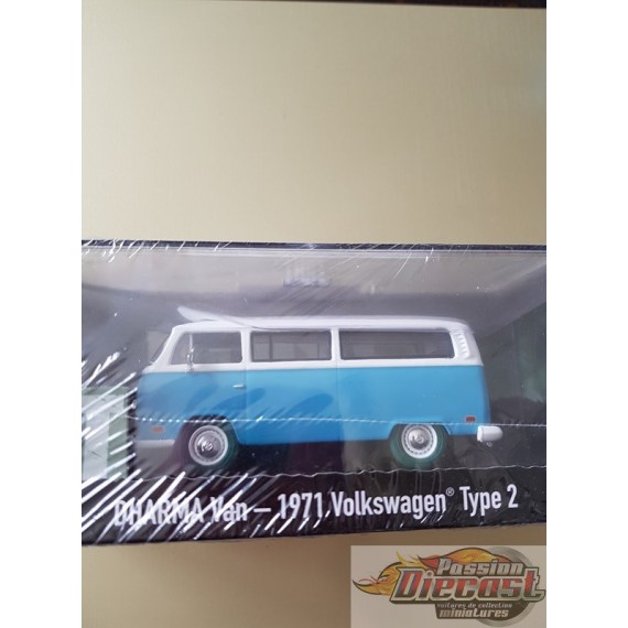 Greenlight 1/43 Lost - 1971 Volkswagen Type 2 "Dharma" Van Green Machine Passion diecast