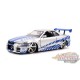  1/24 F&F     BRIAN's  -Nissan Skyline GT-R 34 SILVER 97158 Jada Passion diecast 