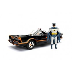 1966 Batmobile Batman et Robin dans la voiture Batman Série TV classique (1966) 1/24 Jada 98259 Passion Diecast