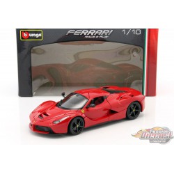 FERRARI LaFERRARI F70 HYBIRD  Red with black wheels BBURAGO 1/18 18-16001 Passion Diecast 