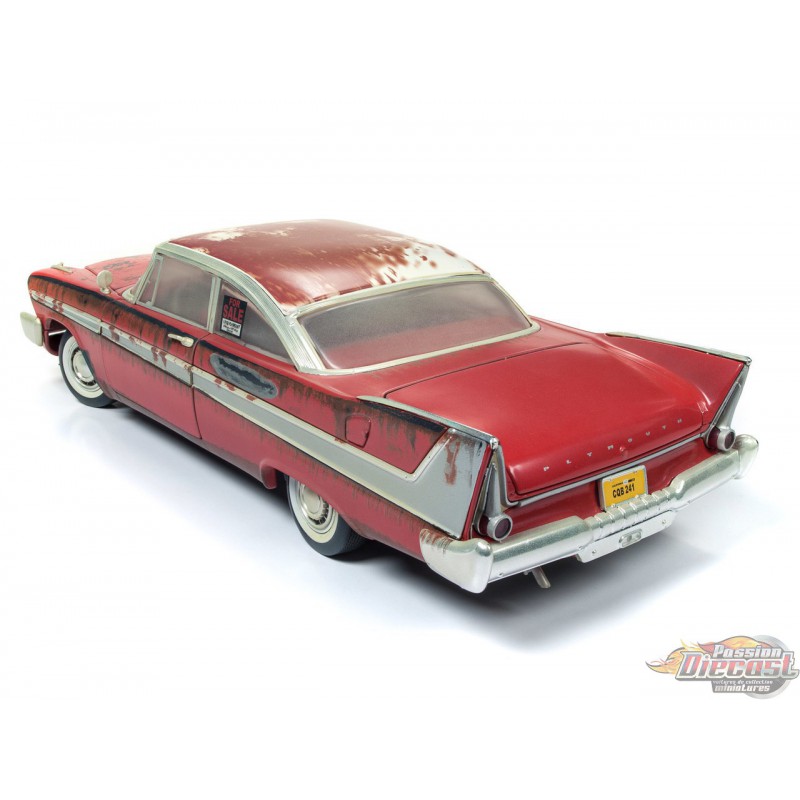 Maquette Plymouth Fury 1958 Rose - Denver Die Cast 1:48 - Neuf