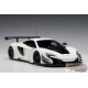 McLAREN 650S GT3 - WHITE WITH BLACK ACCENTS  Autoart  1/18 81640  Passion diecast