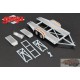 Tandem Car Trailer with Tire Rack -GULF  GMP 1/43 14304 Passion Diecast 