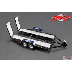 Tandem Car Trailer with Tire Rack -FORD  GMP 1/43 14305