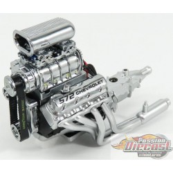 KING'S DRAG BLOWN 572  CHEVY ENGINE AND TRANSMISSION GMP 1/18  18875