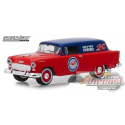 1955 Chevrolet One Fifty Sedan Delivery - Pure Oil  Running on Empty Series 7  Greenlight 1/64 41070 A Passion Diecast