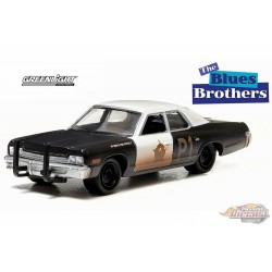 1974 Dodge Monaco "Bluesmobile - Blues Brothers Greenlight 1/64 44710  C Passion Diecast 