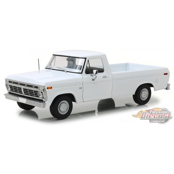 1973 Ford F-100  Blanc  Greenlight 1/18  13536 Passion Diecast 