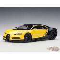 Bugatti Chiron 2017 - MOLSHEIM JAUNE / NOIR  NOCTURNE  1/18 AUTOART  70994