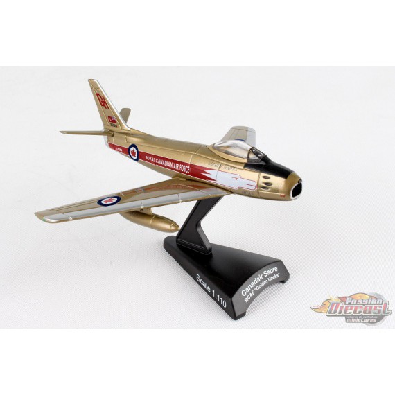 CANADAIR SABRE  RCAF  GOLDEN HAWKS 1/110  POSTAGE STAMP  PS5361-4 Passion Diecast 