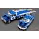 DAN GURNEY - FORD F-350 RAMP TRUCK WITH no2 1969 TRANS AM MUSTANG  - Acme Exclusive 51268  Passion Diecast 