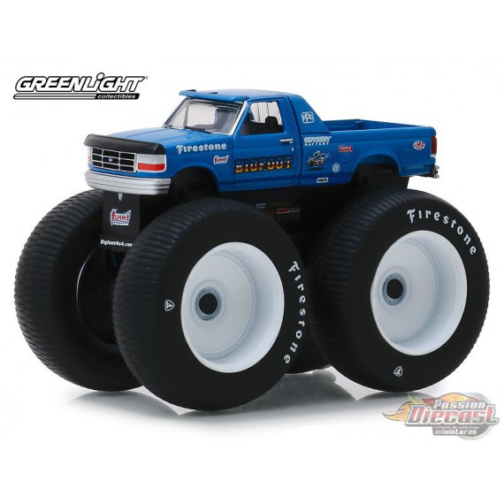 Bigfoot no 5 - 1996 Ford F-250 Monster Truck Kings of Crunch serie 4  greenlight 1-64 - 49040 E Passion Diecast