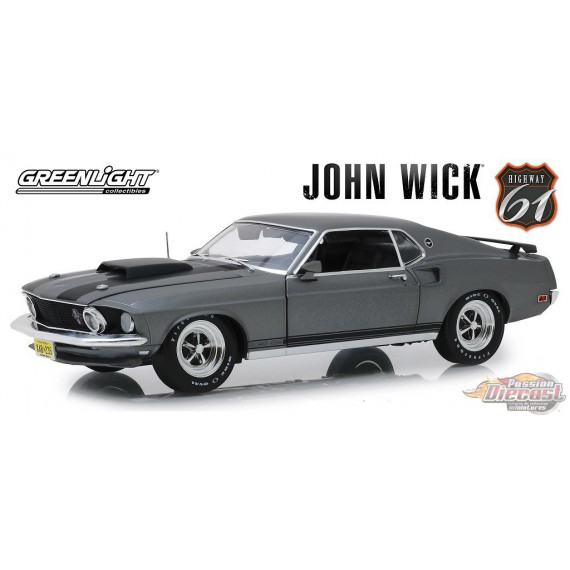 1969 Ford Mustang BOSS 429 - John Wick 1/18 HWY 61 18016 Passion Diecast