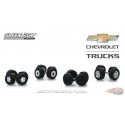 Chevrolet Trucks  Wheel & Tire Pack  (Hobby Exclusive)  1/64 Greenlingt 16030 A