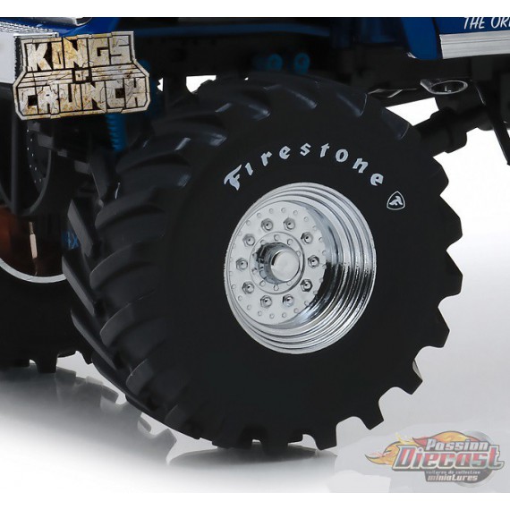 Firestone - Ensemble roue et pneus 48 pouces pour Monster Truck  Greenlight  1/18 13546 Passion Diecast 