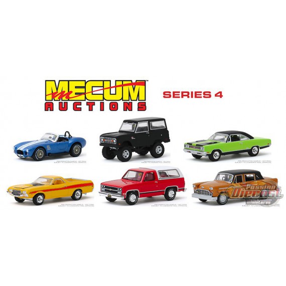 Mecum Auctions Series 4  Assortment  1-64 greenlight 37190  Passion Diecast