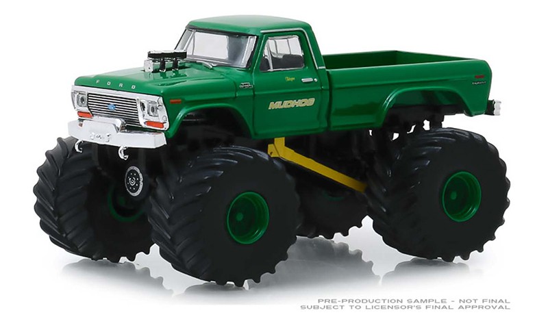 Mudhog - 1979 Ford F-250 Monster Truck - Kings of Crunch Series 5 - 1-64  greenlight 49050 C Passion Diecast