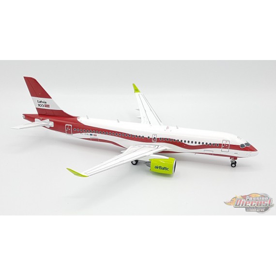 Air Baltic Airbus A220-300  (Bombardier CS300) YL-CSL Latvia 100  Herpa 1/200  559690 Passion Diecast 