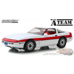 1984 Chevrolet Corvette C4 - The A-Team  Greenlight 1/18 13532 Passion Diecast 