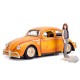 1971 Volkswagen Beetle Avec Charlie Figure – Transformers Bumblebee -  Jada 1/24 - 30114 -  Passion Diecast