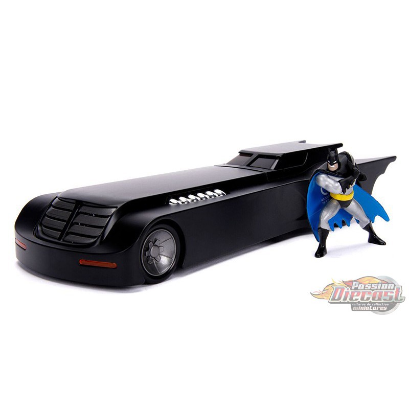 Batmobile with Batman Figure - Batman: The Animated Series - Jada 1/24 -  30916 - Passion Diecast