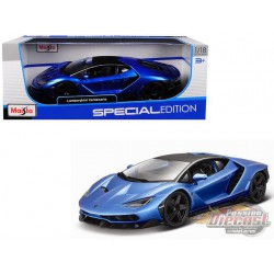 Lamborghini Centenario Bleu  Maisto  1/18 - 31386 - Passion Diecast 