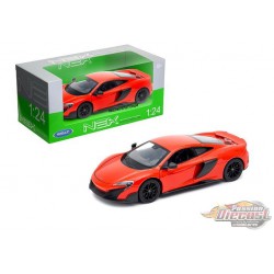 McLaren 675LT Coupe Red  -  Welly 1/24 - 24089  - Passion Diecast
