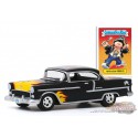 Greaser Greg - 1955 Chevrolet Bel Air with Flames - Garbage Pail Kids Series 2,   1-64 greenlight - 54030 A