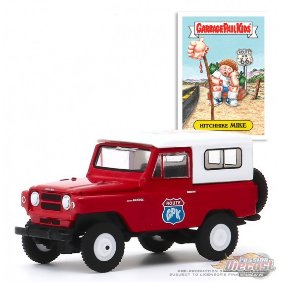 Hitchhike Mike - 1965 Nissan Patrol - Garbage Pail Kids Series 2,   1-64 greenlight - 54030 C  - Passion Diecast