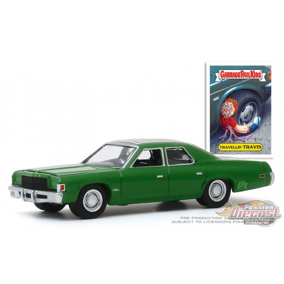 Travelin' Travis - 1977 Dodge Royal Monaco - Garbage Pail Kids Series 2,   1-64 greenlight - 54030 E - Passion Diecast