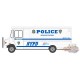 2019 Highway Patrol Step Van New York City Police (NYPD)  - H.D. Trucks  Series 18  1/64 Greenlight 33180 C Passion Diecast 